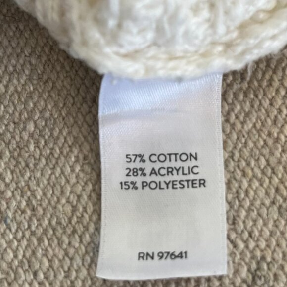 J.Jill Wearer Collection Classic Nautical Costal Knit Cardigan Sweater Sz XL - Picture 11 of 12